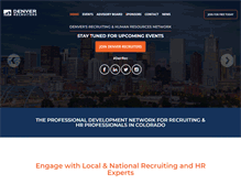 Tablet Screenshot of denverrecruiters.com